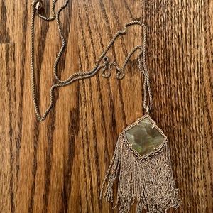 Kendra Scott Rose Gold Adjustable Pendant Necklace